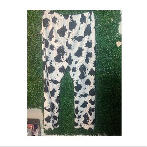 Cow Print Pants